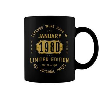 1980 January Birthday Gift 1980 January Limited Edition Coffee Mug - Seseable