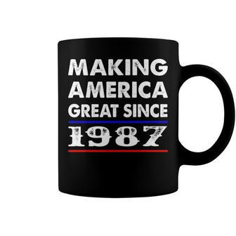 1987 Birthday Making America Great Since 1987 Coffee Mug - Seseable