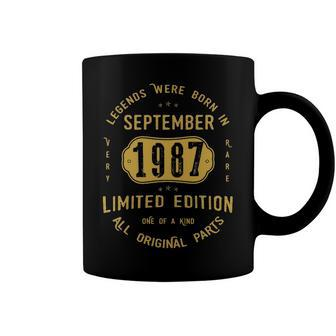 1987 September Birthday Gift 1987 September Limited Edition Coffee Mug - Seseable