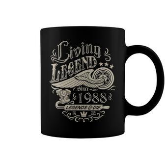 1988 Birthday Living Legend Since 1988 Coffee Mug - Seseable