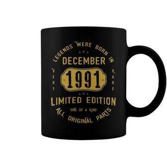 1991 December Birthday Gift 1991 December Limited Edition Coffee Mug - Seseable