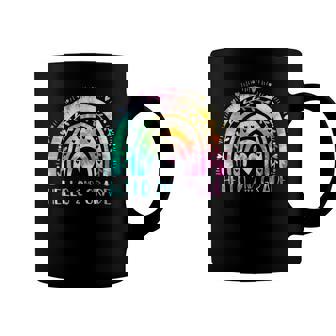 1St Grade Graduated Hello 2Nd Grade Tie Dye Rainbow Coffee Mug | Mazezy
