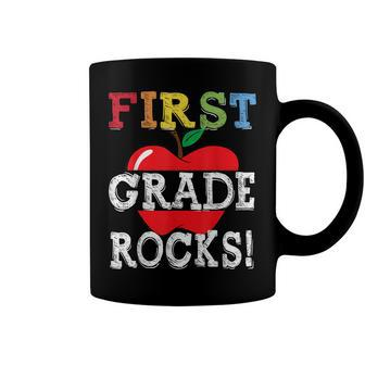 1St Grade Rocks Back To School Student Kid Teacher Squad Coffee Mug - Seseable