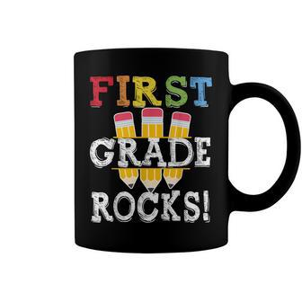 1St Grade Rocks Back To School Student Kid Teacher Team Coffee Mug | Seseable UK