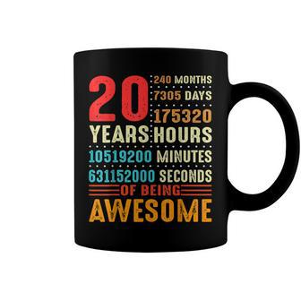 20 Years Old 20Th Birthday Vintage 240 Months For Boy Girl Coffee Mug - Seseable