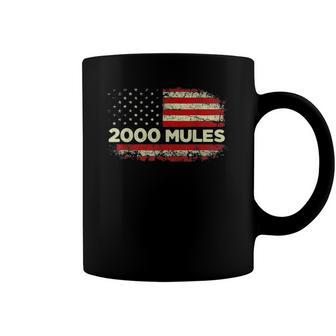 2000 Mules Pro Trump 2024 American Flag Coffee Mug | Mazezy