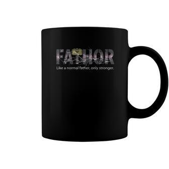 2021 - Lightning Fa-Thor Like Dad Only Stronger Coffee Mug | Mazezy