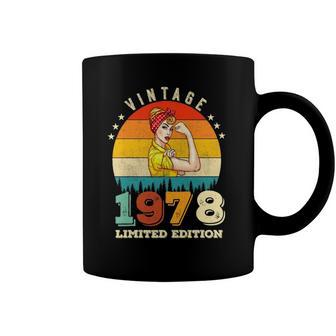 44Th Birthday 1978 Limited Edition Vintage 44 Years Old Women Coffee Mug | Mazezy