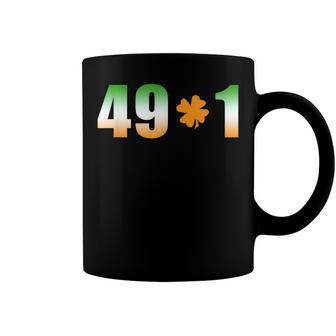 49-1 Irish Shamrock Boxing Fan Coffee Mug - Seseable