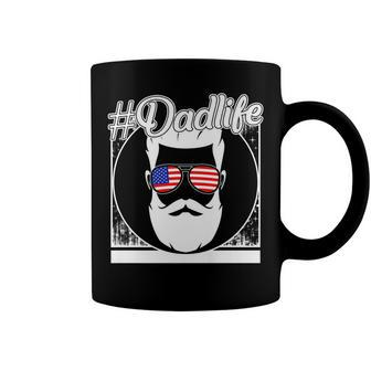 4Th Of July Dad Life Sunglasses American Father Independence Coffee Mug - Seseable