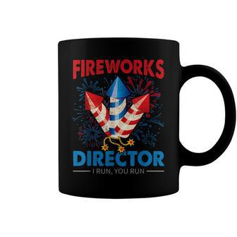 4Th Of July - Fireworks Director I Run You Run Fourth July Coffee Mug - Seseable