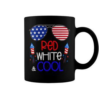 4Th Of July Red White And Cool Patriotic Stars Stripes Coffee Mug - Seseable