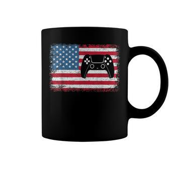 4Th Of July Video Game Gamer Kids Boys Men Usa Coffee Mug - Seseable