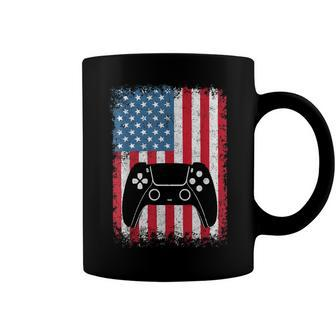 4Th Of July Video Game Gamer Kids Boys Men Usa Coffee Mug | Mazezy
