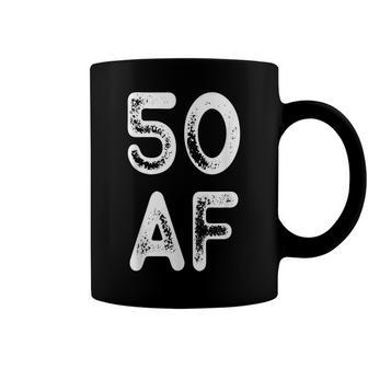 50 Af Humorous 50Th Birthday Fifty 50 Years Old Coffee Mug - Seseable