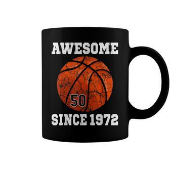 50Th Birthday Basketball Player 50 Years Old Vintage Retro Coffee Mug - Seseable