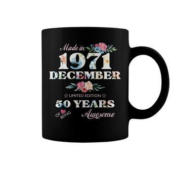 50Th Fifty Years Birthday December 1971 50S Celebration Party Coffee Mug - Seseable