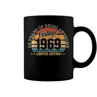 53 Years Old Gift Vintage 1969 Limited Edition 53Rd Birthday Coffee Mug - Seseable