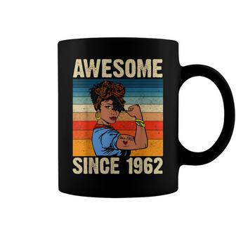 60 Year Old Awesome Since 1962 60Th Birthday Gifts Women Coffee Mug - Seseable