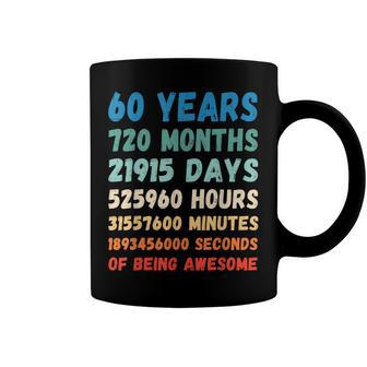 60Th Birthday 60 Years Of Being Awesome Wedding Anniversary Coffee Mug - Seseable