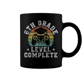 6Th Grade Level Complete Sixth Grade Graduation Video Gamer Coffee Mug - Seseable