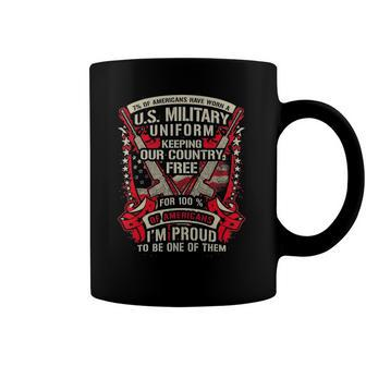 7 Of Americans Have Worn A Us Military Uniform Coffee Mug | Mazezy