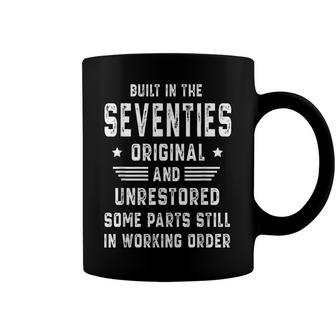 70S Built In The Seventies Original Unrestored 50Th Birthday Coffee Mug - Seseable