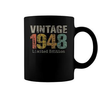 74 Years Old Gifts Vintage 1948 Limited Edition 74Th Birthday Coffee Mug | Mazezy