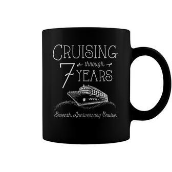 7Th Anniversary Cruise His And Hers Matching Couple Coffee Mug | Mazezy