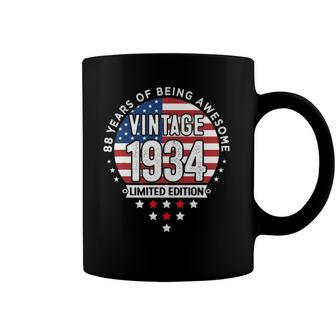88 Years Old Gifts Vintage 1934 Limited Edition 88Th Birthday Coffee Mug | Mazezy
