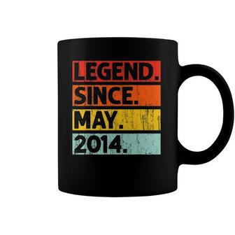 8Th Birthday Gifts Legend Since May 2014 8 Years Old Coffee Mug | Mazezy