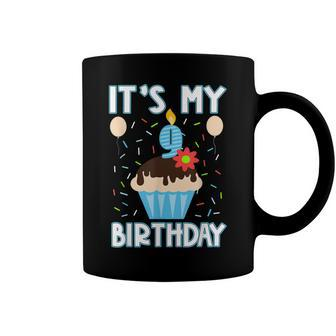 9 Years Old Boy Its My 9Th Ninth Birthday Sweet Cupcake Coffee Mug - Seseable