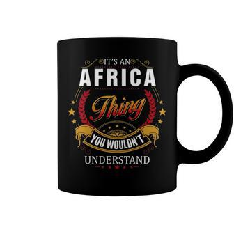 Africa Shirt Family Crest Africa T Shirt Africa Clothing Africa Tshirt Africa Tshirt Gifts For The Africa Coffee Mug - Seseable