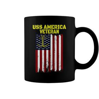 Aircraft Carrier Uss America Cv-66 Cva-66 Veterans Day T-Shirt Coffee Mug - Monsterry UK