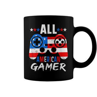 All American Gamer 4Th Of July Gaming Lovers Patriotic Coffee Mug - Seseable