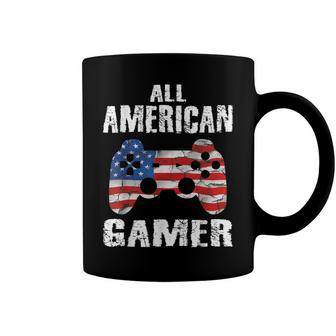 All American Gamer 4Th Of July Video Games Boys Ns Kids Coffee Mug - Seseable