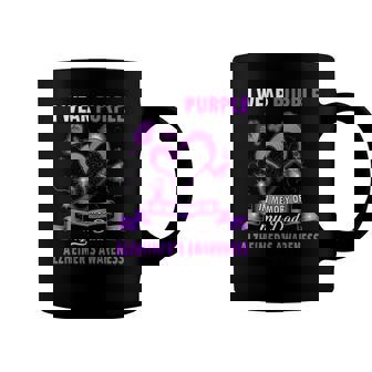 Alzheimers Awareness I Wear Purple In Memory Of My Dad Coffee Mug | Mazezy