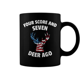 American Flag Deer 4Th Of July - Seven Deer Ago Coffee Mug - Seseable