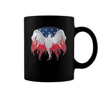 American Flag Eagle Usa Illustration Coffee Mug | Mazezy