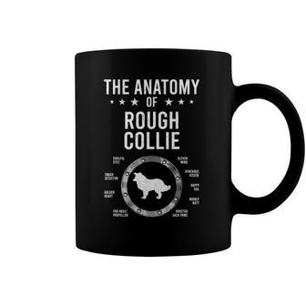 Anatomy Of Rough Collie Dog Lover Coffee Mug | Mazezy