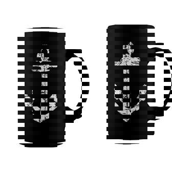 Anchor Antique White Boat & Sail Coffee Mug | Mazezy