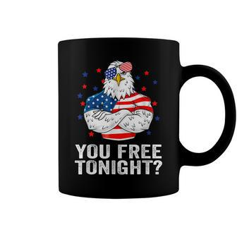Are You Free Tonight 4Th Of July Independence Day Bald Eagle Coffee Mug - Seseable