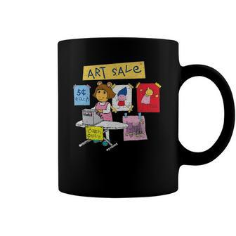 Arthur Distressed DW Art Sale Coffee Mug | Mazezy