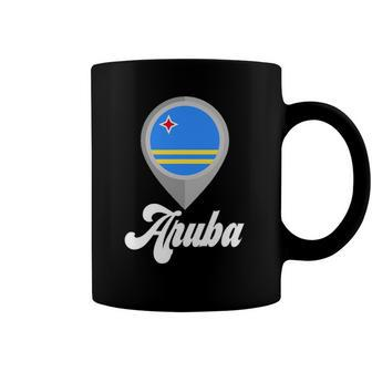 Aruba Aruba Flag Tee I Love Aruba Travel Coffee Mug | Mazezy