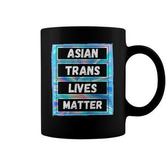 Asian Trans Lives Matter Lgbtq Transsexual Pride Flag Coffee Mug | Mazezy