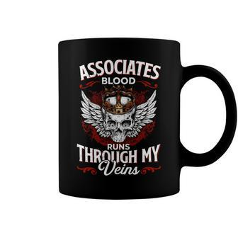 Associates Blood Runs Through My Veins Name V2 Coffee Mug - Monsterry UK