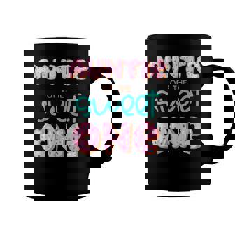 Auntie Of The Sweet One First Birthday Matching Family Donut Coffee Mug - Seseable