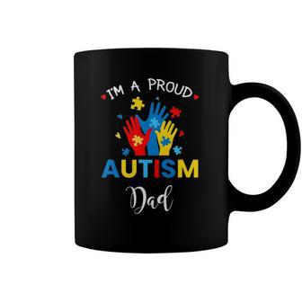 Autism Awareness S Im A Proud Autism Dad Coffee Mug | Mazezy