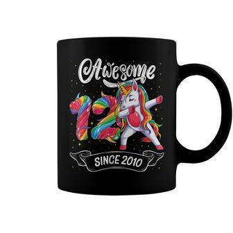 Awesome Dabbing Unicorn Birthday 12 Year Old Girl 12Th B-Day Coffee Mug - Seseable