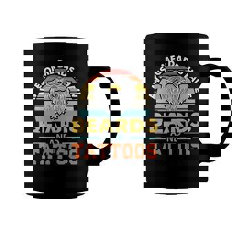 Awesome Dads Have Beards And Tattoo Coffee Mug | Mazezy